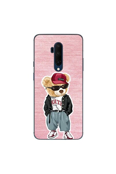 OEM Θήκη συμβατή με OnePlus 7T Pro από σιλικόνη gel TPU με σχέδιο Ροζ Τζιν Αρ...