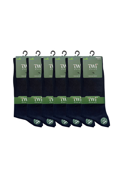 TWİSOCKS Erkek 12'li Bambu Soket Çorap Siyah