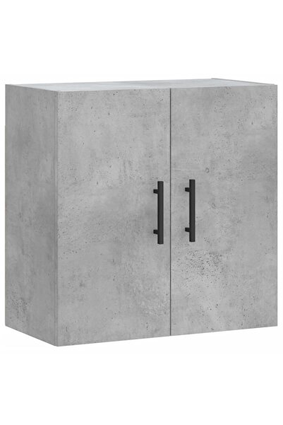 vidaxl Wall cabinet, concrete grey, 60x31x60 cm, composite wood