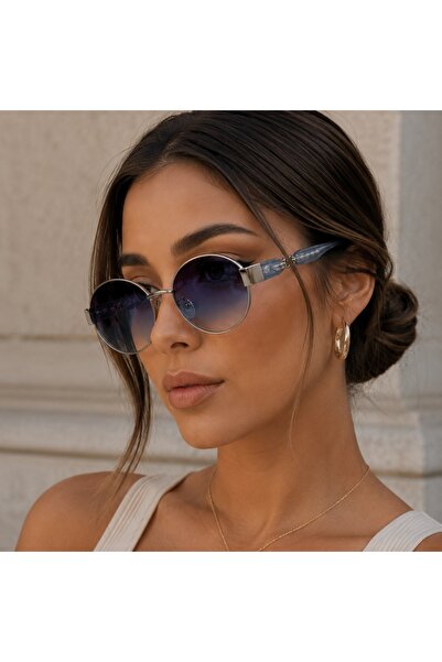 Tress Fashion Ochelari de soare dama - albastru UV400 - 2020-528
