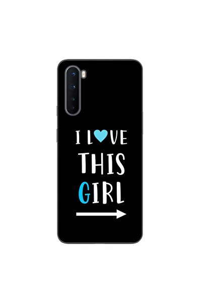 OEM Husa compatibila cu OnePlus Nord Silicon Gel Tpu Model Cupluri I love Thi...