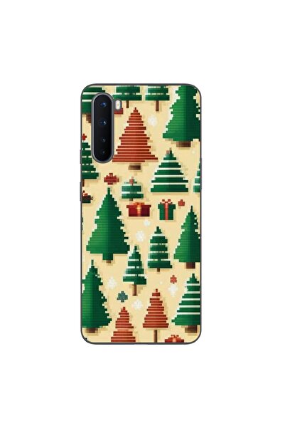 OEM Husa compatibila cu OnePlus Nord Silicon Gel Tpu Model Pixel Art Christma...