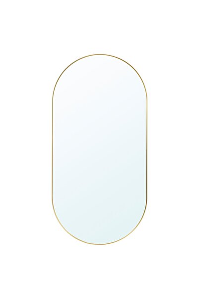 IKEA مرآة LINDBYN، لون ذهبي، 60 × 120 سم