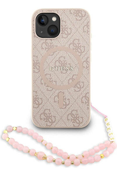 Guess Θήκη Πλάτης Συνθετικό Δέρμα Ροζ (iPhone 13) Κωδικός: GUHMP13MP4GREGSP