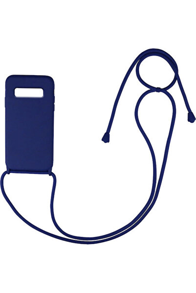 Other Sonique CarryHang Πίσω Θήκη Σιλικόνης 0.5mm με Λουράκι Σκούρο Μπλε (Gal...