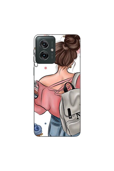 OEM Husa compatibila cu Motorola Moto G55 Silicon Gel Tpu Model Girl Fashion ...