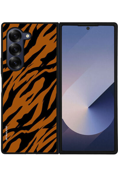 Other Σειρά Sonique Animal Print Samsung Galaxy Z Fold 6 Τίγρης 01 Θήκη Κινητ...