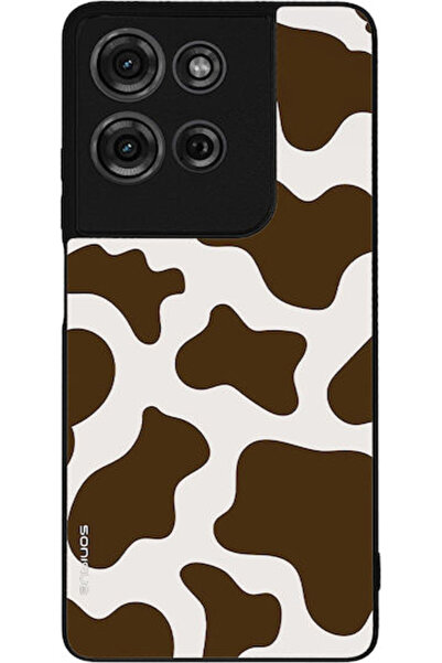 Other Θήκη Sonique Σειράς Animal Print για Motorola Moto G75 5G Αγελάδα 02