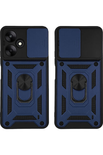 Other Θήκη Κινητού Τηλεφώνου Ring Armor Campro Sonique Xiaomi Redmi 13c 5g Μπλε