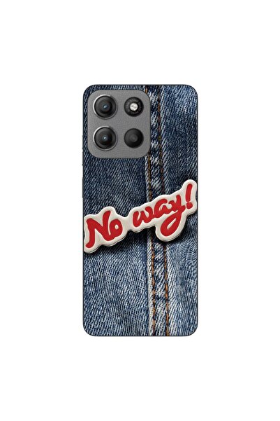 OEM Θήκη συμβατή με Motorola Moto G15 Σιλικόνης Τζελ TPU Μοντέλο No Way Jeans