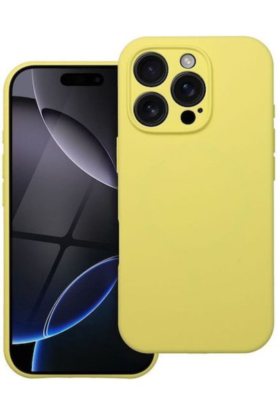 OEM Θήκη Πλάτης Σιλικόνης 2mm Κίτρινο (iPhone 18 / 17 Pro Max)