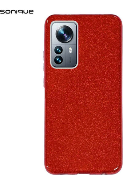 Other Σονίκ Λαμπερή Πίσω Θήκη Σιλικόνης Κόκκινη (Xiaomi 12 Pro)