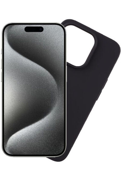 Other Volte-Tel Μαύρη Θήκη Πλάτης Σιλικόνης (iPhone 15 Pro)