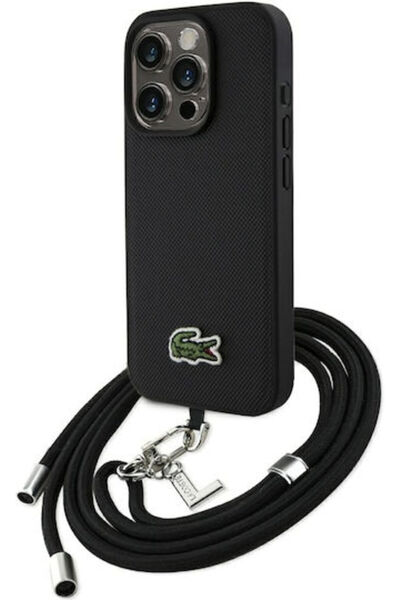 Lacoste Εμβληματική Θήκη Πλάτης Petit Pique Crossbody Cord MagSafe από Πλαστι...