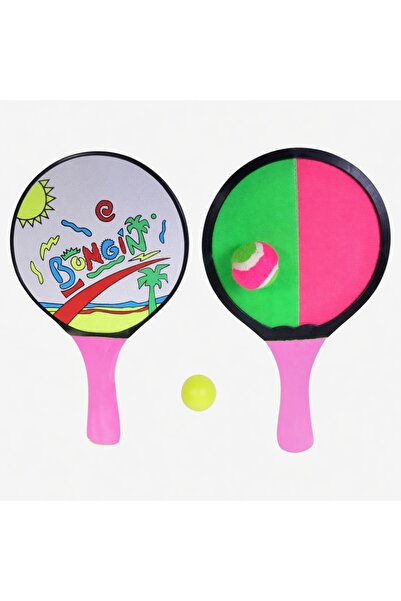 Z Store Kids Beach Racket Set – Catchball + 2 Balls, Plastic