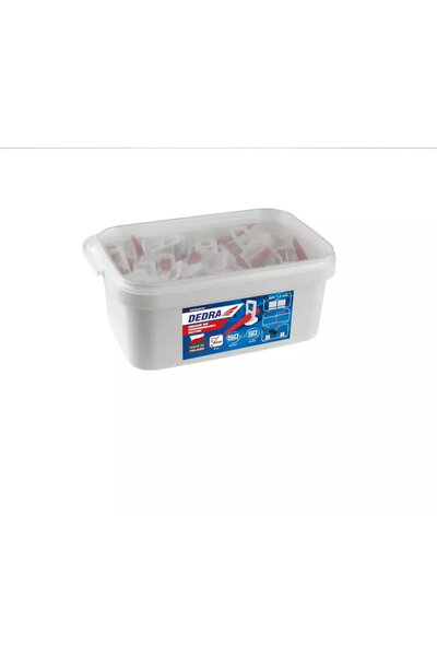 DEDRA EXIM Set de nivelare a plДѓcilor 150clipuri+50pene intr-o gДѓleatДѓ de 3L