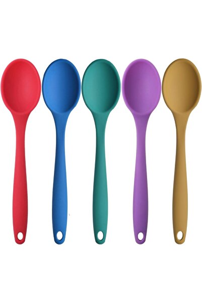 Yıldızan Nzr Beautestore Silicone Large Size Spoon Set, Fireproof Non-Stick, ...