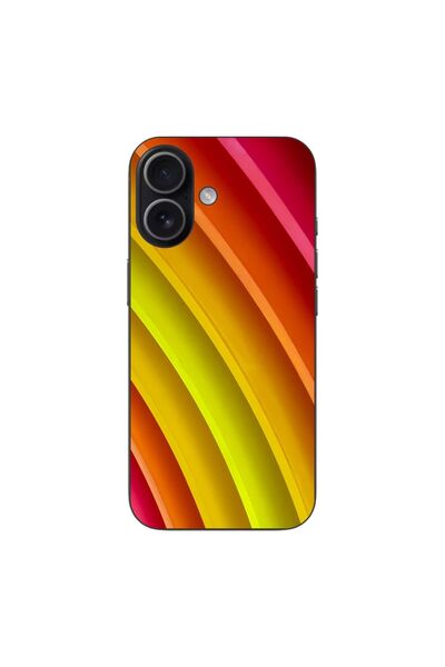 OEM Husa compatibila cu Apple iPhone 17 Silicon Gel Tpu Model Abstract Stripes