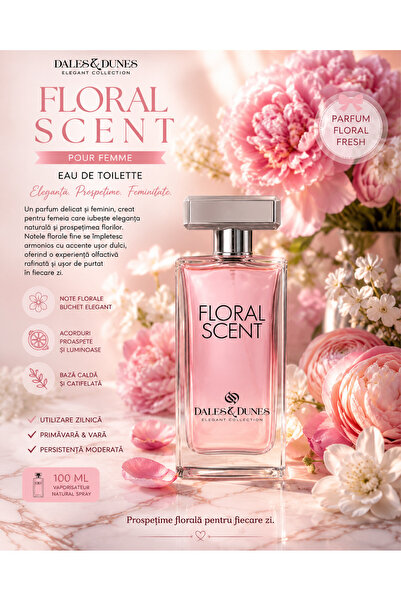 Dales&Dunes Parfum Dama Floral Scent 100ML, Eau de Toilette cu Arome Florale ...