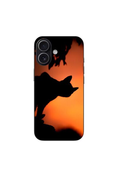 OEM Husa compatibila cu Apple iPhone 17 Silicon Gel Tpu Model Halloween Pisic...