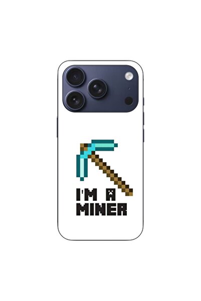 OEM Husa compatibila cu Apple iPhone 17 Pro Silicon Gel Tpu Model Minecraft M...