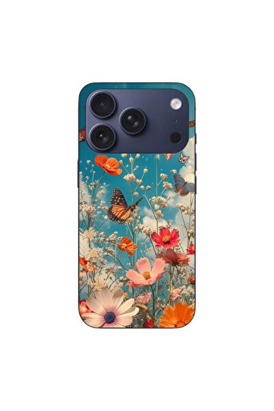 OEM Калъф, съвместим с Apple iPhone 17 Pro, силиконов гел TPU, с десен на цве...