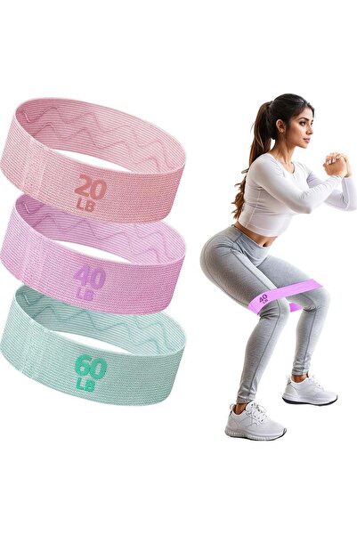 Arabest Non-Slip Resistance Bands,3 Resistance Levels,Elastic Exercise Bands ...