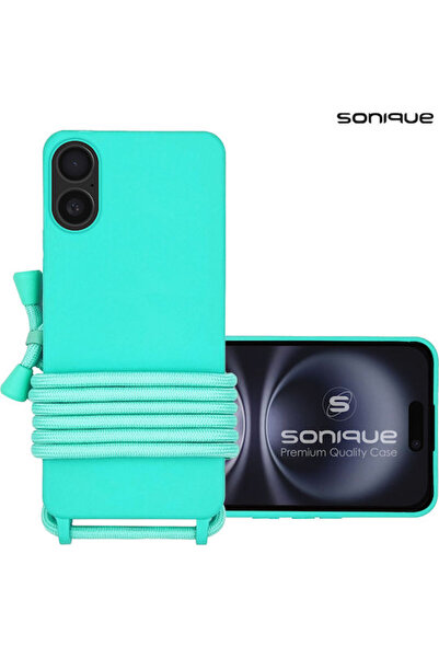 Other Θήκη σιλικόνης με κορδόνι μεταφοράς Sonique για Apple iPhone 16, Ανοιχτ...