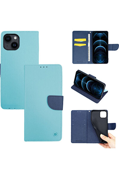 Other Sonique Trend Book Συνθετικό Δέρμα / Σιλικόνη Ανοιχτό Μπλε (iPhone 14)