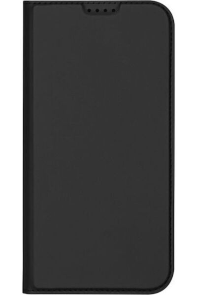 Dux Ducis Skin Pro Book Συνθετικό Δέρμα Μαύρο (iPhone 16)