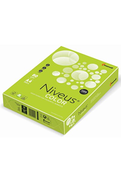 NIVEUS Hârtie copiator A4 Verde Lime Intens 80g 500 coli/Top LG46