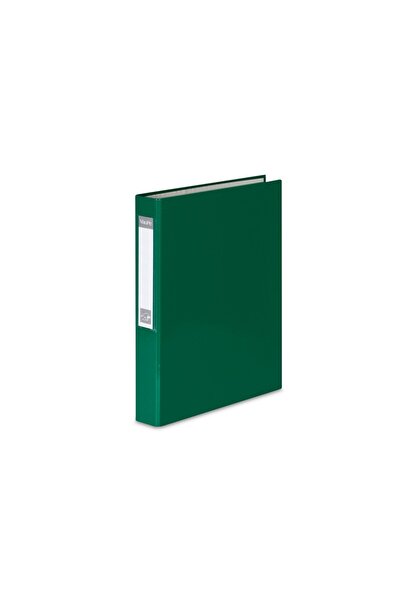VauPe Agendă mecanică VP PP cu copertă rigidă, 4 inele, 40 mm, 057 verde