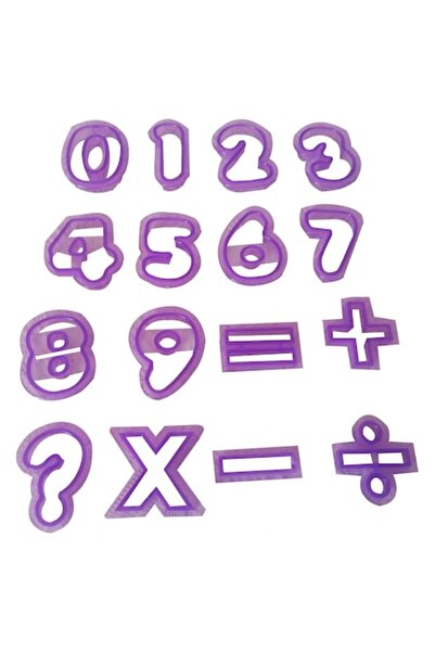 OEM Number Cutters Set, 6x4.5cm