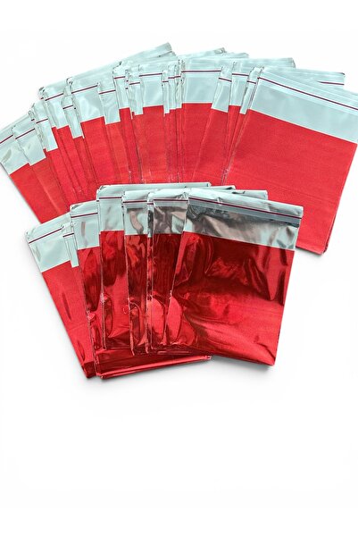 Poros Store Hediye Paketi 7x9cm 1 Adet Kendinden Bantlı Yapışkanlı Metalize H...