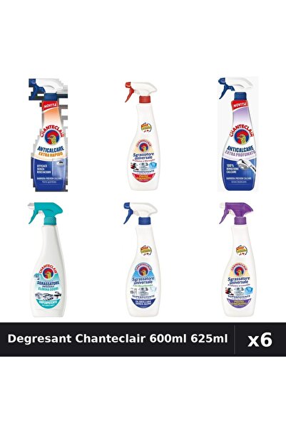 Chanteclair Set 6 Degresant Universal 600ml & 625ml - 6 Arome, Curatenie Univ...
