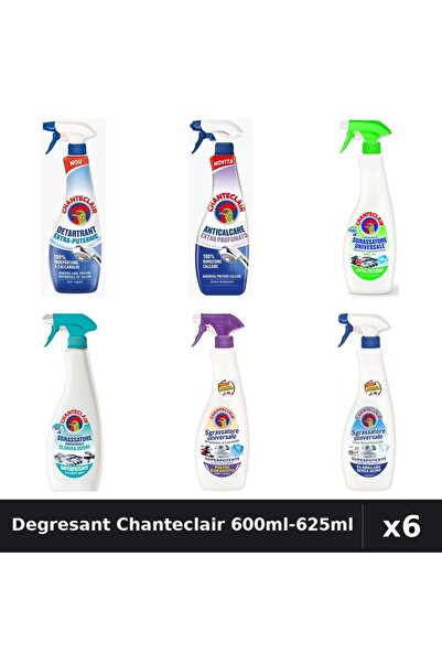Chanteclair Set 6 Degresant Universal 600ml-625ml - Lamaie, Mosc, Bicarbonat,...