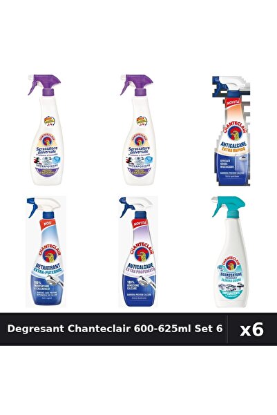 Chanteclair Set 6 Degresant Universal 600-625ml - Lavanda, Mosc Alb, Anti-Miros