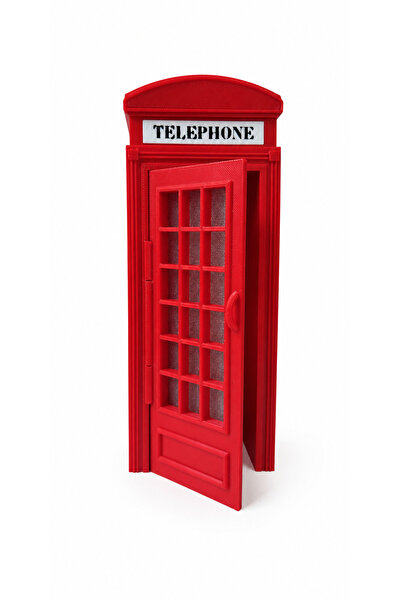 CharmFancy Londra Telefon Kulübesi Dekoratif Obje – Modern Ev & Ofis Masaüstü...