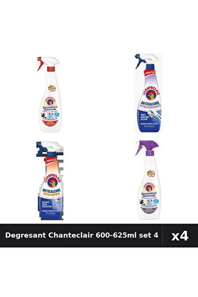 Chanteclair Set 4 Degresant Universal 600-625ml - Marsilia, Mosc Alb, Extra P...