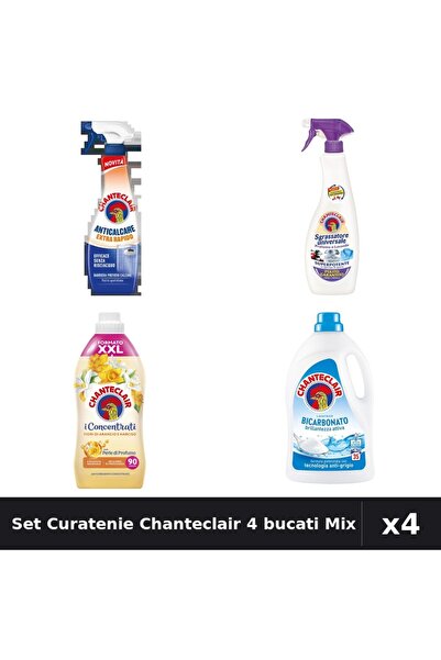 Chanteclair Set 4 Degresant și Detergent - 625ml, 600ml, 1575ml, 1800ml - Cur...