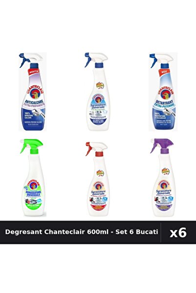 Chanteclair Set 6 Degresant Universal 600-625ml - Bicarbonat, Lamaie, Marsili...