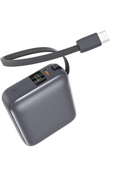 QCY PB10C Power Bank 10000mAh 35W με Θύρα USB-C Power Delivery Γκρι