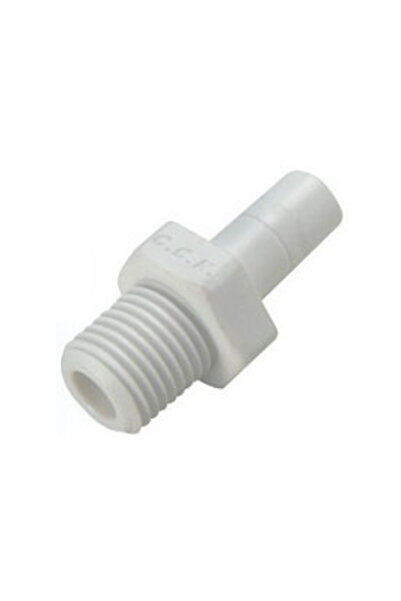 Beta Shoes Ρακόρ Πλαστικό Ίσιο 1/4″ αρσ. – 4×6 σωλ. Καρφί [κωδ.1069]
