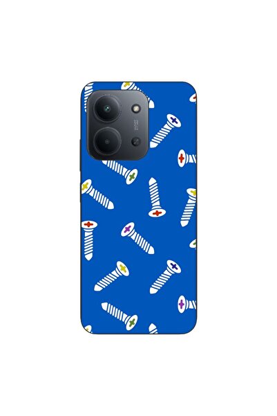 OEM Θήκη συμβατή με Xiaomi Redmi 15C Σιλικόνης Gel TPU με σχέδιο βιδών
