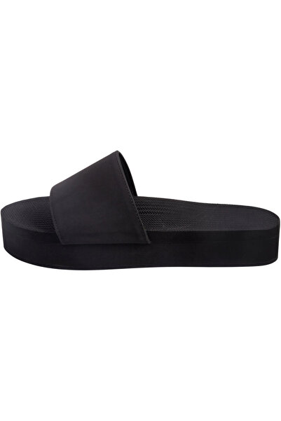 indosole Șlapi Platform Slide Negru