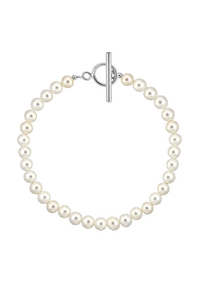 Lisa&Co. Brățară Argint Simple Pearls Argint placat cu rodiu / Perle de apa d...