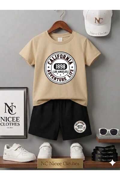 NC Nicee Clothes ΚΑΛΟΚΑΙΡΙΝΟ ΠΑΙΔΙΚΟ ΜΠΛΟΥΖΑΚΙ ΚΑΙ ΣΟΡΤΣ UNISEX (ΣΤΡΟΓΓΥΛΗ ΣΤ...