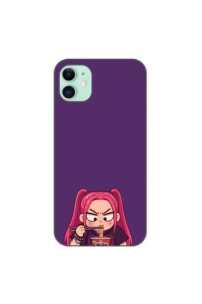 OEM Husa compatibila cu Apple iPhone 11 Silicon Gel Tpu Model KPop Demon Hunt...
