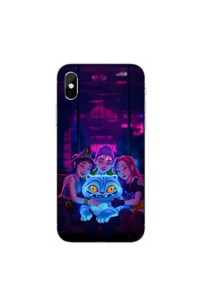 OEM Θήκη συμβατή με Apple iPhone XS Max, από σιλικόνη gel TPU, μοντέλο KPop D...