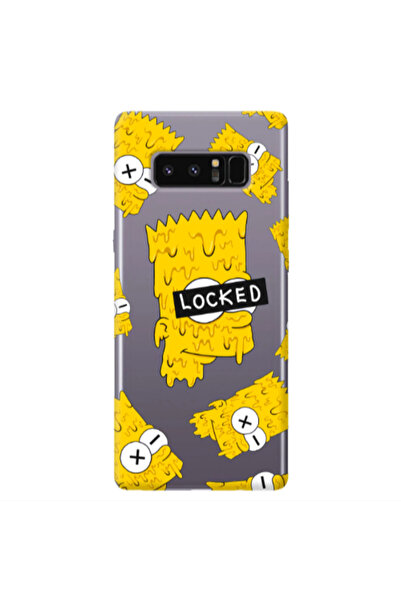 Other Samsung Note 8 Bart Simpson Transparent Silicone TPU Θήκη